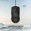 Delux M700A Mouse da gioco RGB leggero 67g 7200 DPI 1000 Hz Mouse ergonomici con cavo Ultra Weave per computer Gamer Q230825