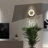 Duvar Saatleri İskandinav Yaratıcı Saat Sanat Oturma Odası Lüks Moda Sessiz Büyük Modern Tasarım Reloj De Pared Ev Dekorasyonu