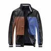 Vestes pour hommes 2023 Japonais en cuir hommes hiver gramme uniforme de baseball couleur assortie plus velours PU jacke 230824