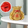 花瓶樹脂中国のラッキーバッグの祝福彫刻テーブル装飾品のための家の装飾サイズ15x10x13cm絶妙な装飾
