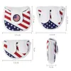 Inne produkty golfowe Golf Putter Cover Głowa magnetyczna Mallet Blade Headcover USA Star Stripes Eagle Flag Design Magnet Fit All Putters 230825