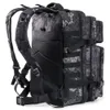 Sacos ao ar livre 50L Camuflagem Tático Militar Mochila Homens Exército Sacos Assalto Molle Daypack Caça Trekking Mochila Impermeável Bug Out Bag 230825