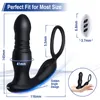 Vibratoren Sohimi Prostata-Massagegerät, Analvibrator, stoßend, vibrierend, 7 Modi, mit Penisring, P-Sport, für Männer, Spielzeug für Männer, Sex, 230824