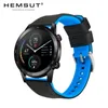 Titta på band HEMSUT SMART SILICONE 18mm 20mm 22mm Quick Release Rubber för Galaxy Strap Man Women Soft Ersättning 230825