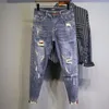 Dżinsy męskie dżinsy dla mężczyzn Harem Low Rise Grunge Y2K Denim Męs Mens Cowboy Pants But Cut Oryginalne umyte xs miękkie proste luźne spodnie 230825