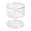 Plates Serving Plate Organizer Cup And Mugs Holder Transparent Storage For Coffee Table Dining Room Parties Tabletop Desktop