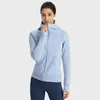 Active Shirts Yoga Shirt With Logo For Women Fall Winter Warm Thick Hooded Sports Jacket Slim Fit Classic Thumb Hole Gym Outer