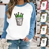 Dameshoodies 2x dameshoodie bierprint colorblock casual mode sweatshirt top effen trui dames