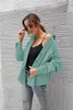 Blouses Femmes Femmes Casual Lâche Chemisier En Velours Côtelé À Manches Longues Col Rabattu Chemises Streetwear Mode Automne Cardigan Manteau