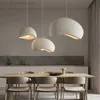 Moderne Wabi-Sabi Wind Esszimmer LED-Anhänger Lichter Home Decor Schlafzimmer LED Anhänger Lampen Bar Cafe Loft Hängende Beleuchtung HKD230825