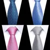 Corbatas para el cuello Corbata Gravatas Moda al por mayor Tejida 8 cm Corbata Accesorios de boda Hombre azul Dot Fit Group Party Office 230824