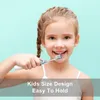 Tandborste elektrisk tandborste för barn barn sonisk tandborste vattentät elektrisk tänder borste för 3-12 åldrar smart timer automatisk borste 230824