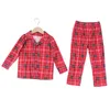 Family Matching Outfits Christmas Family Matching Pajamas Plaid Cotton Mother Father Baby Kids And Dog Family Matching Clothes 230825