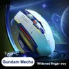 Professional 2.4G Wireless Gaming Mouse Rechargeable Mute Optical Mice Ergonomic Silent USB Gamer Mouse For Laptop Computer PC Q230825