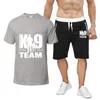 Herren-Trainingsanzüge TRAINER K9 Team Unit Malinois Sommer Freizeit Bequemer Acht-Farben-Kurzarmanzug Lässiges T-Shirt Solide