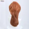 Perruques de cosplay de très haute qualité Anime Bungo Stray Dogs Chuya Nakahara Chuuya Perruque de cosplay résistante à la chaleur Perruques de cheveux synthétiques Bonnet de perruque 230824