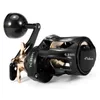 Fly Fishing Reels2 Carbon Fiber Baitcasting Reel 91BB High Speed 63 1 Gear Ratio Magnetic Brake System Baitcaster For Left Hand 230825