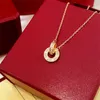 Designer Luxury Love Necklace for Women Love Jewelry Steel Diamond Chain Valentine Day Gift Necklaces Choker Chain Jewelry Accessories Non Fading