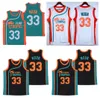 Sl Jackie Moon Semi Pro Flint Tropics Movie College Basketball Jersey Green Blanc Blanc Black Taille S-XXL