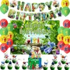 O jogo pikmin decorações de festa de aniversário pikmin balão banner pano de fundo bolo topper fontes de festa chá de bebê hkd230825 hkd230825