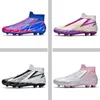 Soccer Shoes Society Children's Football Boots Long Spikes Kids FG High Ankle Boot Futsal Man 230814