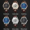 Relojes de pulsera Relojes mecánicos impermeables de negocios Hombres Reloj de cuero de lujo de primeras marcas para hombres Reloj de pulsera automático de fase lunar 230824