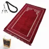 Tapijt moslim gebedskleed met kralen islamitische Janamaz Sajadah zachte geschenkenset 230825