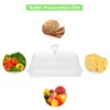 Dinnerware Sets Air Tight Bread Container Butter Box Home Tableware Crisper Restaurant Cake Acrylic