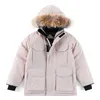 Kinder Designer Jacke Kleinkind Winterjacken Baby Parka Mantel Junge Mädchen Stickerei Kanadische Gans Dicke warme Mäntel Tops Outwear