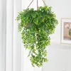 Dekorative Blumen, 5 Köpfe, 69 Maschen, Farn, künstliche Kunststoffpflanzen, Rattan für Zuhause, Wandbehang, Weihnachtsgirlanden, Hochzeit, Bogendekoration