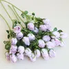 Decorative Flowers 1Pc 7-Head Imitation Rose Artificial Flower Ins Nordic Style Retro Dining Table Tabletop Decorations Home Ornaments