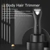 Электрические варианты профессионального триммера для интимных областей пах пах грудных шариков бикини и лобковые волосы.