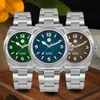 Montres-bracelets San Martin 38mm Vintage Cadran Émail NH35 Hommes Sport Montre Explorez Escalade Série Automatique Mécanique Saphir 10Bar BGW-9 230824