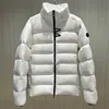 Designer Mens Down Jackets Bordado Badge Womens Hooded Outerwear Parkas Inverno Quente Sy40