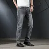 Marque qualité hommes Jeans couleur gris foncé Denim coton déchiré pour hommes créateur de mode Biker Jean taille 28-40 Men's2116