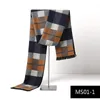 Écharpes Marque de luxe Plaid écharpe en cachemire pour hommes hiver chaud foulard mâle affaires foulards longue Pashmina cadeaux de noël 230825