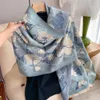 Scarves Luxury Winter Warm Cashmere Shawl Fashion Scarf Women Neckerchief Pashmina Head Wrap Femal Poncho Echarpe Bandana 230825