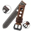 Titta på band Calfskin Leather Watchband Armband 20mm Breattable High Quality Real Strap 22mm 24mm For Galaxy Active 2 230825