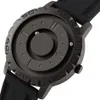 Zegarek eutour oryginalny żelazny wskaźnik magnetyczny wskaźnik magnetyczny kwarc niezwykły męski zegarek mody gumowy pasek 230825