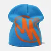 Beanie Skull Caps 2023 Gestrickte Mützen Hut Brief Drucken Winter Hüte Outdoor Bonnet Cap Weiche Wolle Hip Hop für Unisex Y2k 230825
