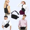 Sacs de taille Sac de taille en nylon Sac de poitrine étanche Sports de plein air en cours d'exécution Sac de téléphone portable Bras inclinés pour hommes et femmes Étuis à cosmétiques 230824