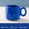 Canecas Criativo Mar Profundo Azul Cerâmica Xícara de Café Caneca Cerveja Presente de Natal Kawaii Copos Incomuns Chá Drinkware