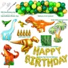 Dinosaurus Verjaardagsfeestje Decoraties Ballonnen Boogslinger Kit voor Dino Thema Kinderfeestje Douche Viering HKD230825 HKD230825