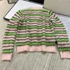 Designer Cardigan Women Sweaters Womens Knit Sweater Fall Tops Jacket Stylish Striped Mohair Knitwear Soft Comfort Lady Clothing Cardigan Designer Woman