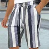 Herren-Shorts, trendiger Strand, weites Bein, Sommer-Kordelzug, passendes Oberteil, Herren-Yoga-Hose