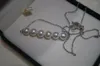 Łańcuchy prawdziwy naszyjnik perłowy 6,5-7 mm 925 Strażowy Straż Bilans Suknia pasa startowego Hiphop Rzadka glam Japan Korean Fashion