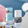 Depolama kutuları makyaj fırçası tutucu 12 delikli havalandırma nefes alabilen organizatör güzellik kutusu beyaz mavi