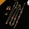 brand jewelry Classic fashion designer necklace designer jewelry Diamond flower necklaces for birthday present