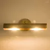 Lámparas de pared Sala de estar Pasillo Lámpara de cobre Espejo de baño Iluminación frontal Gabinete Sala de exposiciones Tienda Interior