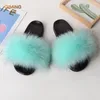 Slippers Summer Faux Fur Slippers Fuzzy Fur Slides For Women Fluffy Sandals Indoor Outdoor Ladies Shoes Woman Slipper Furry Flip Flops 230824